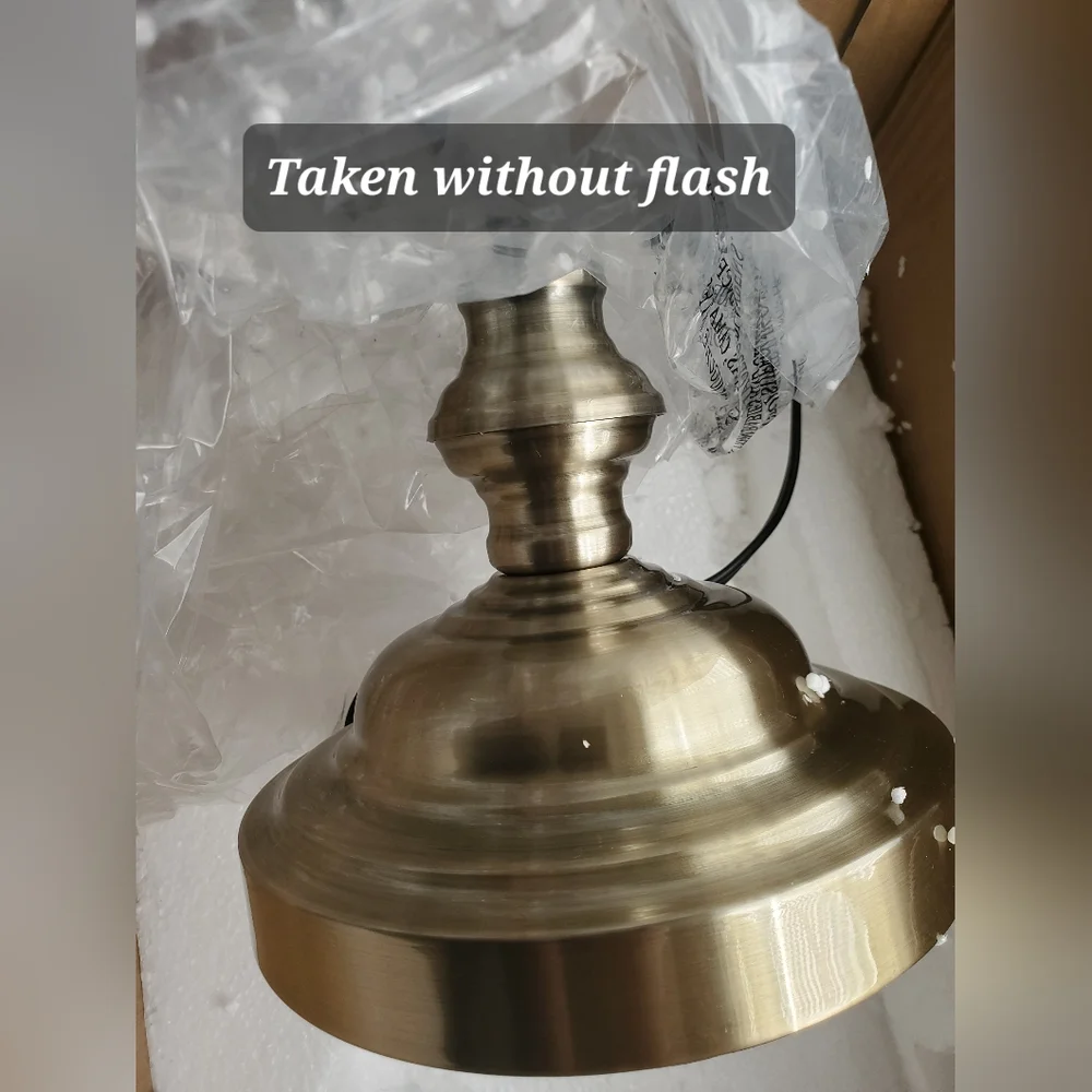 Table Lamp for Bedroom Retro Style Nostalgic Table Light Antique Bronze NIB